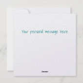 Kerstmis aan zee feestdagenkaart (Achterkant)