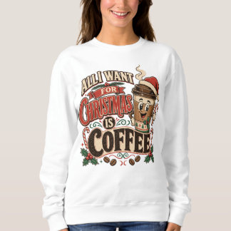 Kerstmis aangedreven door koffie trui