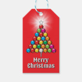 Kerstmis Aangepast Golf Monogram Ontwerp Cadeaulabel (Voorkant)