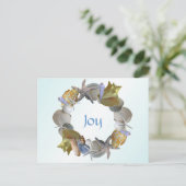 Kerstmis - Aangepast Wenskaart voor Seashells Feestdagenkaart (Staand voorkant)