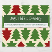 KERSTMIS AANGEPASTE BIERETIKETTEN BIER ETIKET (Enkel label)