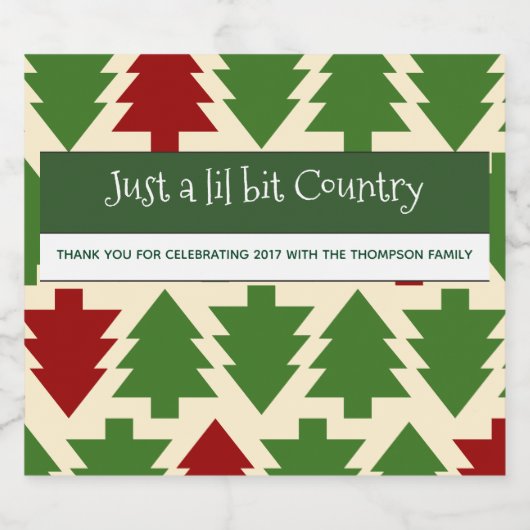 KERSTMIS AANGEPASTE BIERETIKETTEN BIER ETIKET (Enkel label)