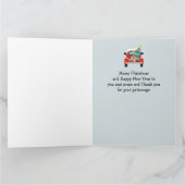 Kerstmis Aangepaste binnenwagen Automobiel C Kaart (Binnen)