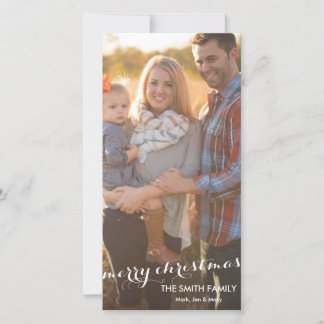 Kerstmis Aangepaste Fotokaart Feestdagenkaart