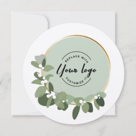 Kerstmis - Aangepaste Logo voor zakelijk gebruik Feestdagenkaart