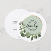 Kerstmis - Aangepaste Logo voor zakelijk gebruik Feestdagenkaart (Voorkant / Achterkant)