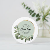 Kerstmis - Aangepaste Logo voor zakelijk gebruik Feestdagenkaart (Staand voorkant)