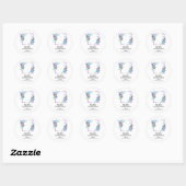 Kerstmis Aangepaste Tekst Stickers Rol (Vel)