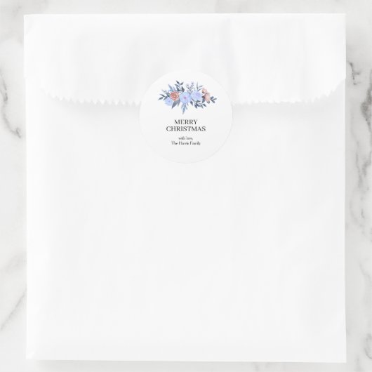 Kerstmis Aangepaste Tekst Stickers Rol (Tas)