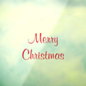 Kerstmis Aangepaste Tekst Vakantiedecoratie Thuis Raamsticker (Vel 3)