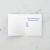 Kerstmis Aangespoeld op het Strand Feestdagen Kaart (Binnen)