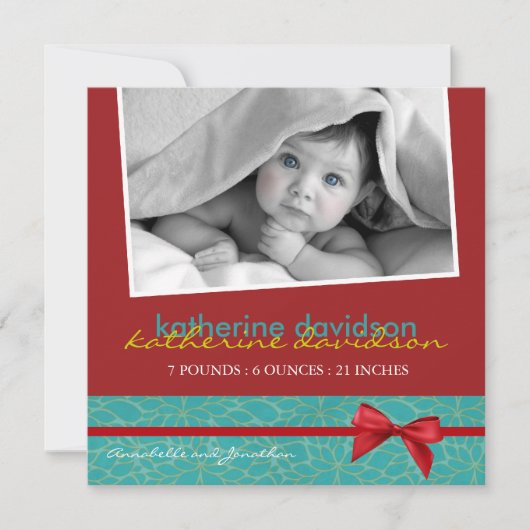 Kerstmis - Aankondiging Fotokaart (Voorkant)