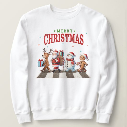 Kerstmis Abbey Road Trui (Design voorkant)