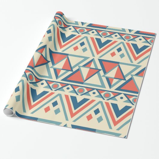 Kerstmis | ABSTRACT | Patroon | Minimalistisch Cadeaupapier (Uitgerold)