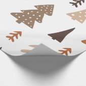 Kerstmis | Abstracte structuur | Patroon | Minimal Cadeaupapier (Hoek)