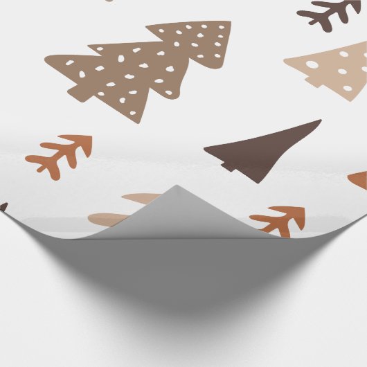 Kerstmis | Abstracte structuur | Patroon | Minimal Cadeaupapier (Hoek)