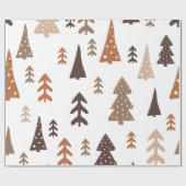 Kerstmis | Abstracte structuur | Patroon | Minimal Cadeaupapier (Vlak)