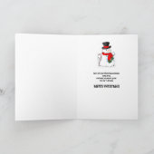 Kerstmis, achterkleinzoon, Pommerse hond Feestdagen Kaart (Binnen)