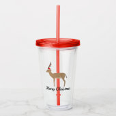 Kerstmis Acryl Drinkbeker (Voorkant)