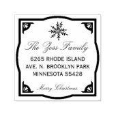 Kerstmis Adres Stempel (Design)