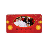 Kerstmis, Adresetiketten Etiket (Voorkant)