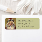 Kerstmis Adresetiketten Etiket (Insitu)