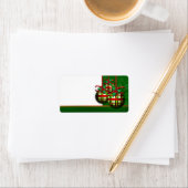 Kerstmis-Adresetiketten voor vakantiekaart Etiket (Insitu)