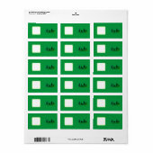 KERSTMIS Adreslabel STICKERS (Full Sheet)