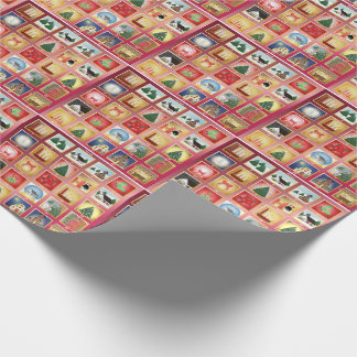 Kerstmis Advent Cadeaupapier