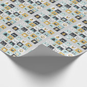Kerstmis Advent Cadeaupapier (Hoek)