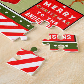 Kerstmis Adventkalender Legpuzzel (Zijkant)