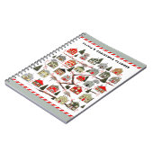Kerstmis Adventkalender Notitieboek (Linkerzijde)