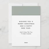 Kerstmis Adventkalenderkaarten Feestdagenkaart (Achterkant)