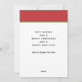 Kerstmis Adventkalenderkaarten Feestdagenkaart (Achterkant)
