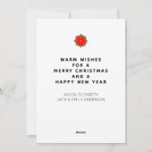 Kerstmis Adventkalenderkaarten Feestdagenkaart (Achterkant)