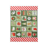 Kerstmis Adventkalenders Notitieblok (Linkerzijde)