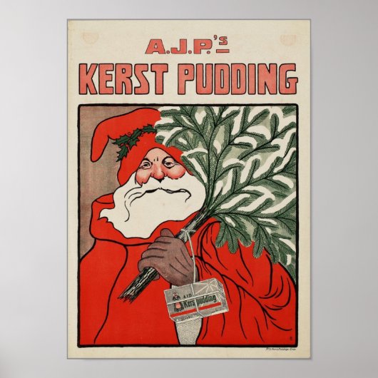 Kerstmis Adverteren Nederlands Poster (Voorkant)