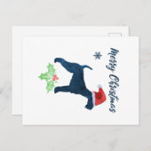 Kerstmis Airedale Terrier Briefkaart (Voorkant / Achterkant)