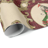 Kerstmis Alice In Wonderland Cadeaupapier (Rol Hoek)