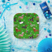 Kerstmis Alle Borden van papierwaren Papieren Bordje (Feest)