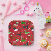 Kerstmis Alle Borden van papierwaren Papieren Bordje (Feest)