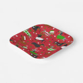 Kerstmis Alle Borden van papierwaren Papieren Bordje (Gebogen)