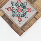 Kerstmis alle hart komt thuis Funny Koe Fleece Deken (Hoek)