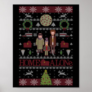 Kerstmis Alleen Thuis Het Natte Ndits Lelijke Trui Poster