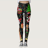 Kerstmis Alles Lelijke Sweater Party Leggings 2 (Voorkant)