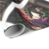 Kerstmis Along Cadeaupapier (Rol Hoek)