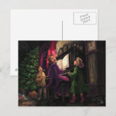 Kerstmis Along Feestdagenkaart (Voorkant / Achterkant)