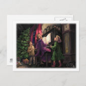 Kerstmis Along Feestdagenkaart (Voorkant / Achterkant)