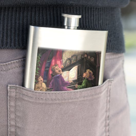 Kerstmis Along Flacon (Voorbeeld)