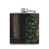 Kerstmis Along Heupfles (Achterkant)